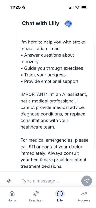 Chat with Lilly AI companion